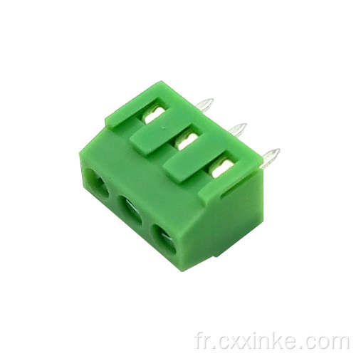 3,81 mm Type de vis de tangage PCB Block Block 2P3P peut être épissé